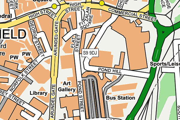 S9 9DJ map - OS OpenMap – Local (Ordnance Survey) S9 9DJ map - OS OpenMap – Local (Ordnance Survey)