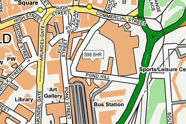 S98 6HR map - OS OpenMap – Local (Ordnance Survey) S98 6HR map - OS OpenMap – Local (Ordnance Survey)
