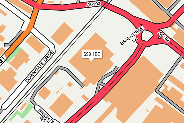 S99 1BE map - OS OpenMap – Local (Ordnance Survey) S99 1BE map - OS OpenMap – Local (Ordnance Survey)