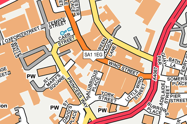 SA1 1EG map - OS OpenMap – Local (Ordnance Survey) SA1 1EG map - OS OpenMap – Local (Ordnance Survey)