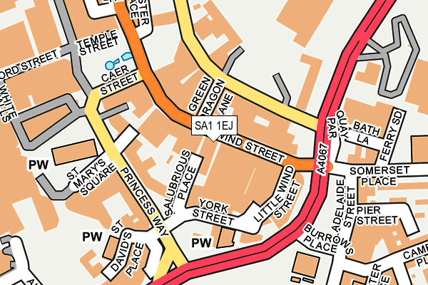 SA1 1EJ map - OS OpenMap – Local (Ordnance Survey) SA1 1EJ map - OS OpenMap – Local (Ordnance Survey)