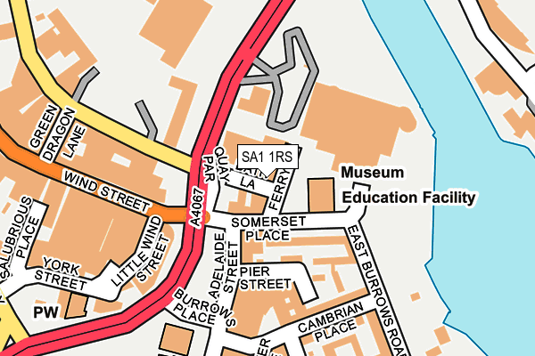 SA1 1RS map - OS OpenMap – Local (Ordnance Survey) SA1 1RS map - OS OpenMap – Local (Ordnance Survey)
