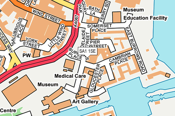 SA1 1SE map - OS OpenMap – Local (Ordnance Survey) SA1 1SE map - OS OpenMap – Local (Ordnance Survey)