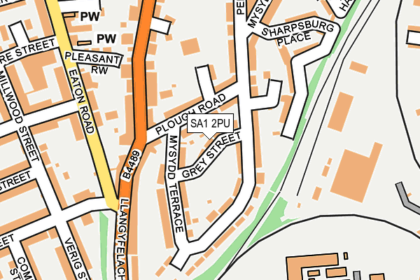 SA1 2PU map - OS OpenMap – Local (Ordnance Survey) SA1 2PU map - OS OpenMap – Local (Ordnance Survey)