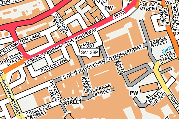 SA1 3BP map - OS OpenMap – Local (Ordnance Survey) SA1 3BP map - OS OpenMap – Local (Ordnance Survey)