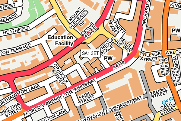 SA1 3ET map - OS OpenMap – Local (Ordnance Survey) SA1 3ET map - OS OpenMap – Local (Ordnance Survey)