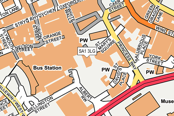 SA1 3LG map - OS OpenMap – Local (Ordnance Survey) SA1 3LG map - OS OpenMap – Local (Ordnance Survey)