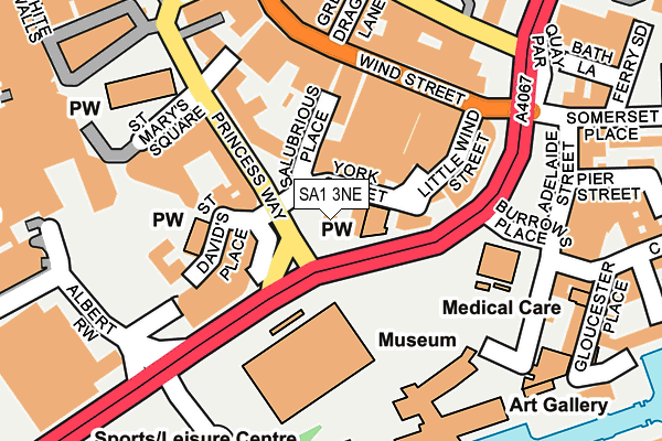SA1 3NE map - OS OpenMap – Local (Ordnance Survey) SA1 3NE map - OS OpenMap – Local (Ordnance Survey)