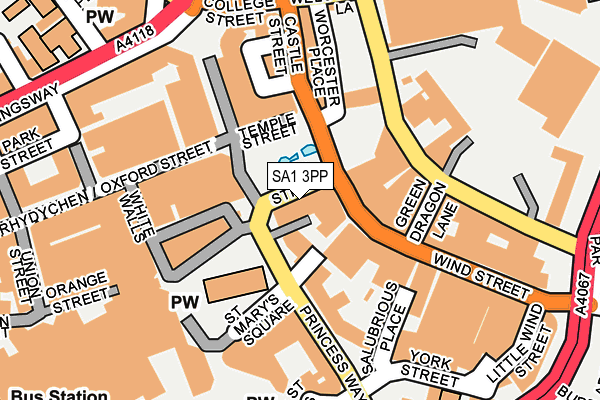 SA1 3PP map - OS OpenMap – Local (Ordnance Survey) SA1 3PP map - OS OpenMap – Local (Ordnance Survey)
