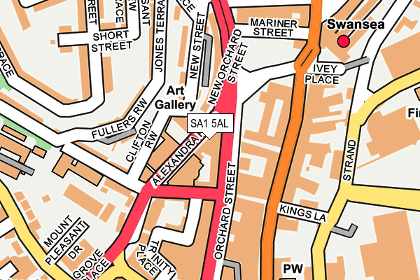 SA1 5AL map - OS OpenMap – Local (Ordnance Survey) SA1 5AL map - OS OpenMap – Local (Ordnance Survey)