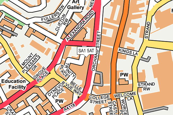 SA1 5AT map - OS OpenMap – Local (Ordnance Survey) SA1 5AT map - OS OpenMap – Local (Ordnance Survey)