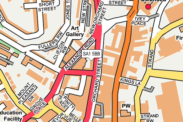 SA1 5BB map - OS OpenMap – Local (Ordnance Survey) SA1 5BB map - OS OpenMap – Local (Ordnance Survey)