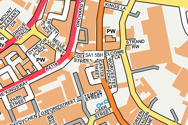 SA1 5BH map - OS OpenMap – Local (Ordnance Survey) SA1 5BH map - OS OpenMap – Local (Ordnance Survey)