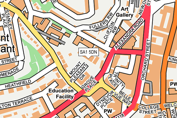 SA1 5DN map - OS OpenMap – Local (Ordnance Survey) SA1 5DN map - OS OpenMap – Local (Ordnance Survey)