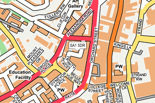 SA1 5DR map - OS OpenMap – Local (Ordnance Survey) SA1 5DR map - OS OpenMap – Local (Ordnance Survey)