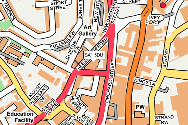SA1 5DU map - OS OpenMap – Local (Ordnance Survey) SA1 5DU map - OS OpenMap – Local (Ordnance Survey)