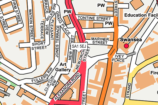 SA1 5EJ map - OS OpenMap – Local (Ordnance Survey) SA1 5EJ map - OS OpenMap – Local (Ordnance Survey)