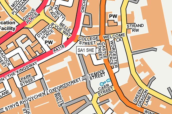 SA1 5HE map - OS OpenMap – Local (Ordnance Survey) SA1 5HE map - OS OpenMap – Local (Ordnance Survey)