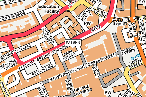 SA1 5HN map - OS OpenMap – Local (Ordnance Survey) SA1 5HN map - OS OpenMap – Local (Ordnance Survey)