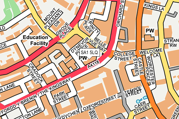 SA1 5LQ map - OS OpenMap – Local (Ordnance Survey) SA1 5LQ map - OS OpenMap – Local (Ordnance Survey)