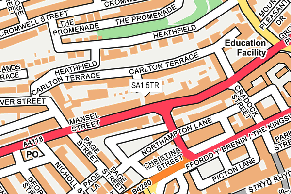 SA1 5TR map - OS OpenMap – Local (Ordnance Survey) SA1 5TR map - OS OpenMap – Local (Ordnance Survey)