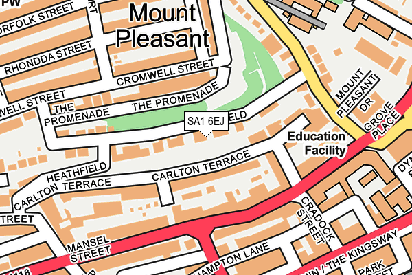 SA1 6EJ map - OS OpenMap – Local (Ordnance Survey) SA1 6EJ map - OS OpenMap – Local (Ordnance Survey)