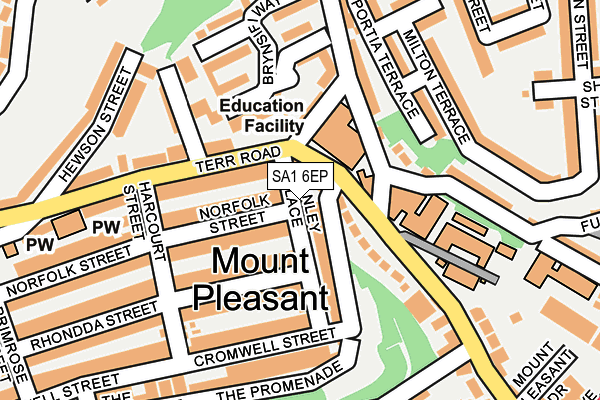 SA1 6EP map - OS OpenMap – Local (Ordnance Survey) SA1 6EP map - OS OpenMap – Local (Ordnance Survey)