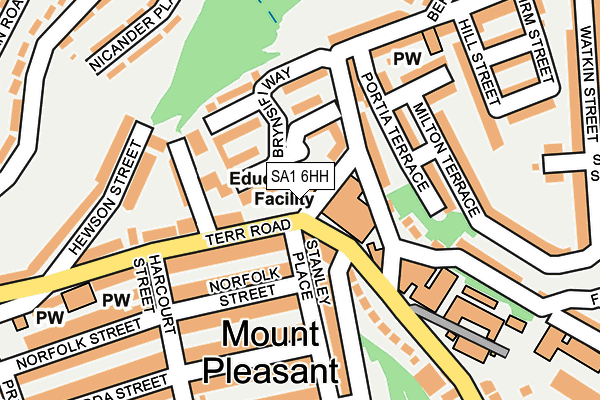 SA1 6HH map - OS OpenMap – Local (Ordnance Survey) SA1 6HH map - OS OpenMap – Local (Ordnance Survey)