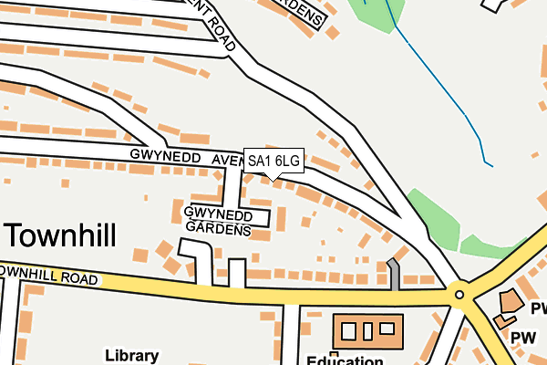 SA1 6LG map - OS OpenMap – Local (Ordnance Survey) SA1 6LG map - OS OpenMap – Local (Ordnance Survey)