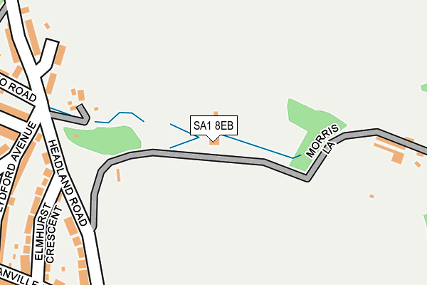 SA1 8EB map - OS OpenMap – Local (Ordnance Survey) SA1 8EB map - OS OpenMap – Local (Ordnance Survey)