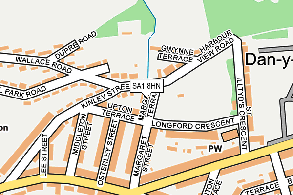 SA1 8HN map - OS OpenMap – Local (Ordnance Survey) SA1 8HN map - OS OpenMap – Local (Ordnance Survey)