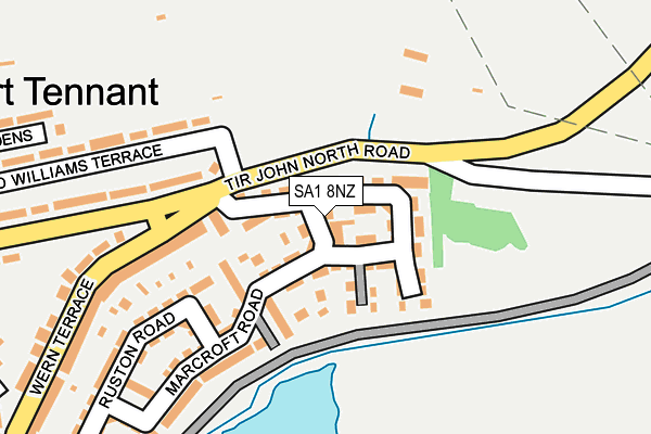 SA1 8NZ map - OS OpenMap – Local (Ordnance Survey) SA1 8NZ map - OS OpenMap – Local (Ordnance Survey)