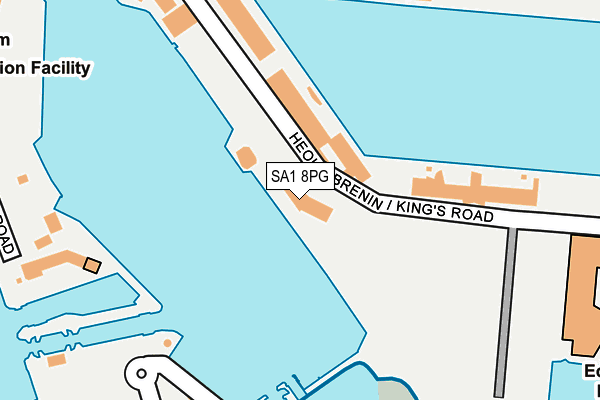SA1 8PG map - OS OpenMap – Local (Ordnance Survey) SA1 8PG map - OS OpenMap – Local (Ordnance Survey)