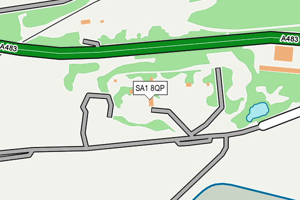 SA1 8QP map - OS OpenMap – Local (Ordnance Survey) SA1 8QP map - OS OpenMap – Local (Ordnance Survey)