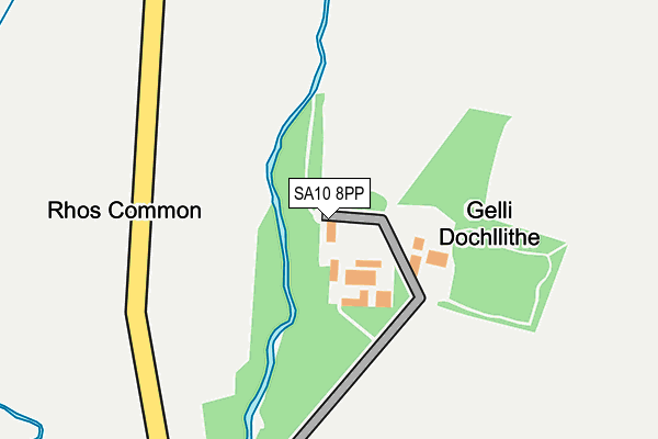 SA10 8PP map - OS OpenMap – Local (Ordnance Survey) SA10 8PP map - OS OpenMap – Local (Ordnance Survey)