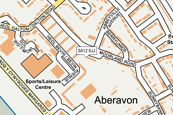 SA12 6JJ map - OS OpenMap – Local (Ordnance Survey) SA12 6JJ map - OS OpenMap – Local (Ordnance Survey)