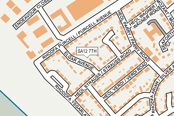 SA12 7TH map - OS OpenMap – Local (Ordnance Survey) SA12 7TH map - OS OpenMap – Local (Ordnance Survey)
