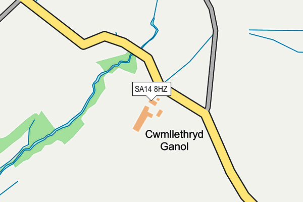 SA14 8HZ map - OS OpenMap – Local (Ordnance Survey) SA14 8HZ map - OS OpenMap – Local (Ordnance Survey)