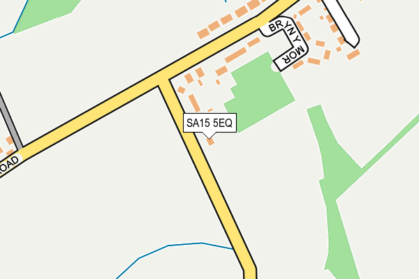 SA15 5EQ map - OS OpenMap – Local (Ordnance Survey) SA15 5EQ map - OS OpenMap – Local (Ordnance Survey)