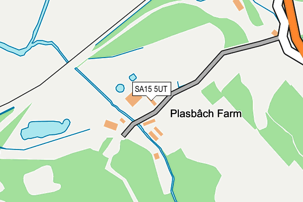 SA15 5UT map - OS OpenMap – Local (Ordnance Survey) SA15 5UT map - OS OpenMap – Local (Ordnance Survey)