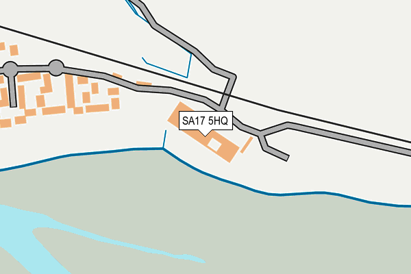 SA17 5HQ map - OS OpenMap – Local (Ordnance Survey) SA17 5HQ map - OS OpenMap – Local (Ordnance Survey)