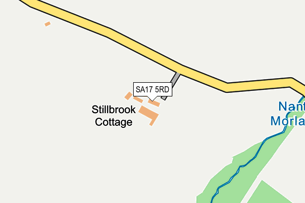 SA17 5RD map - OS OpenMap – Local (Ordnance Survey) SA17 5RD map - OS OpenMap – Local (Ordnance Survey)