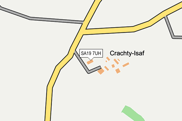 SA19 7UH map - OS OpenMap – Local (Ordnance Survey) SA19 7UH map - OS OpenMap – Local (Ordnance Survey)