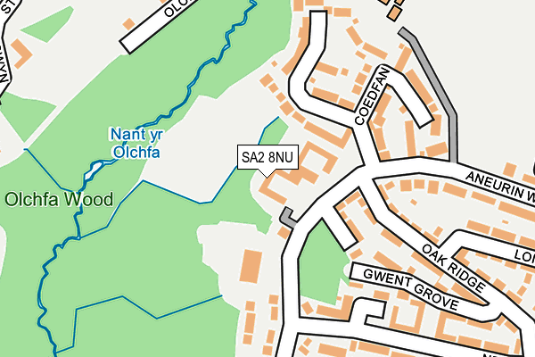 SA2 8NU map - OS OpenMap – Local (Ordnance Survey) SA2 8NU map - OS OpenMap – Local (Ordnance Survey)