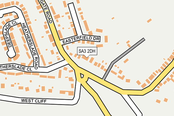 SA3 2DH map - OS OpenMap – Local (Ordnance Survey) SA3 2DH map - OS OpenMap – Local (Ordnance Survey)
