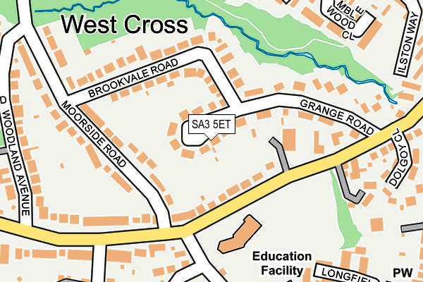 SA3 5ET map - OS OpenMap – Local (Ordnance Survey) SA3 5ET map - OS OpenMap – Local (Ordnance Survey)
