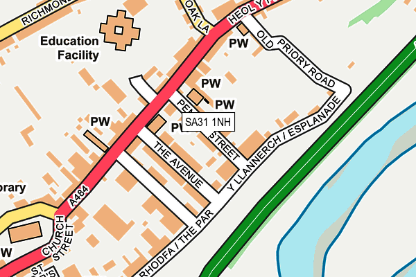 SA31 1NH map - OS OpenMap – Local (Ordnance Survey) SA31 1NH map - OS OpenMap – Local (Ordnance Survey)