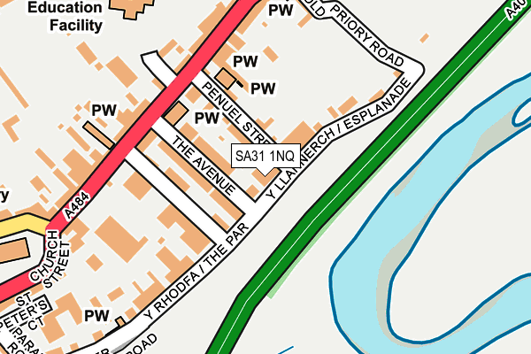 SA31 1NQ map - OS OpenMap – Local (Ordnance Survey)