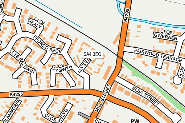 SA4 3EQ map - OS OpenMap – Local (Ordnance Survey) SA4 3EQ map - OS OpenMap – Local (Ordnance Survey)