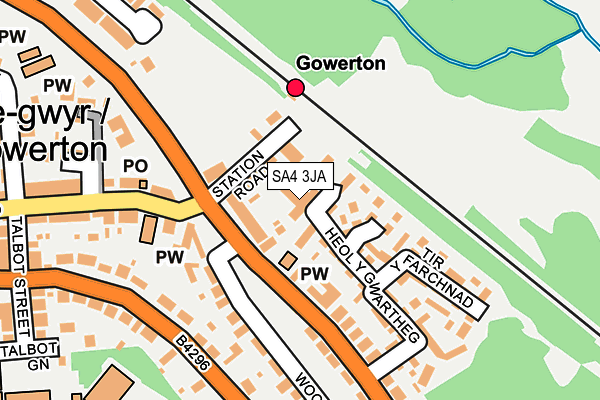 SA4 3JA map - OS OpenMap – Local (Ordnance Survey) SA4 3JA map - OS OpenMap – Local (Ordnance Survey)